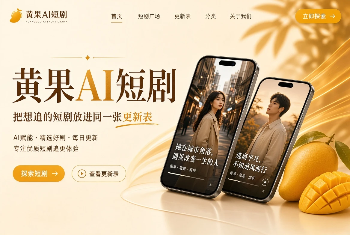 黄果AI短剧品牌展示